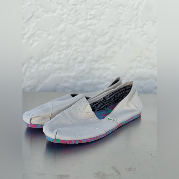 NEW ⭐️ TOMS Cream Colours Size 10 Women’s - Picture 3 of 5